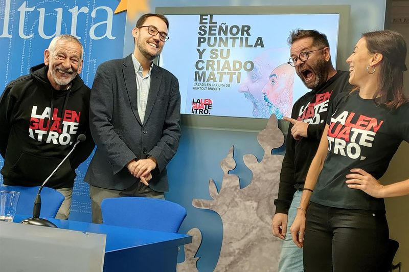 La Lengua Teatro estrenará en el Liceo El señor Puntila y su criado Matti 