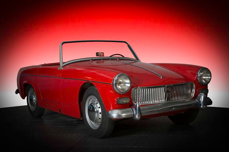 Un MG Midget MK1, involucrado en un asesinato hace décadas en Madrid, expuesto en el Museo de la Automoción de Salamanca