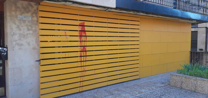 Nuevo ataque a la sede del PSOE