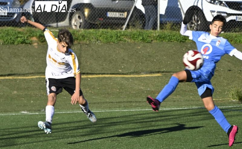 Vibrante jornada de Liga en el fútbol base de Salamanca
