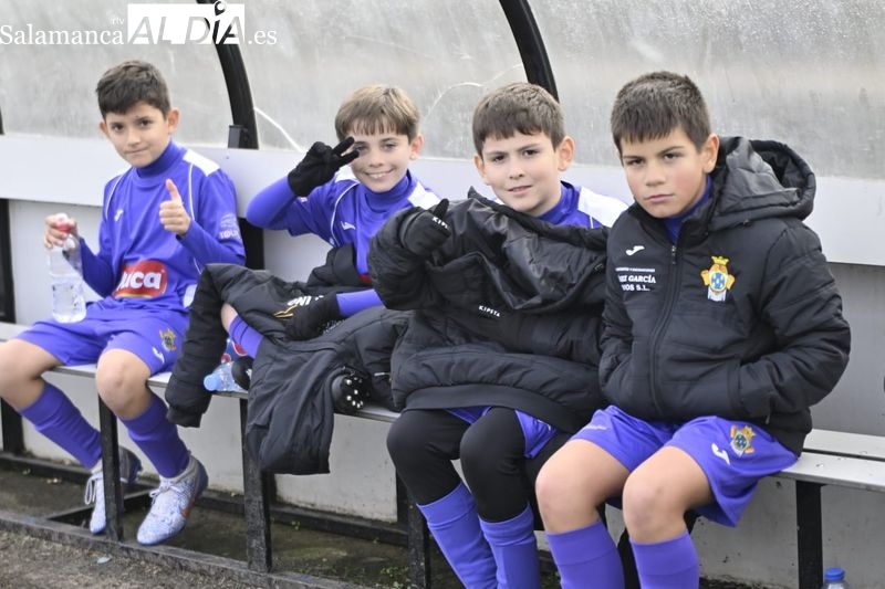 Ni la llegada del frío puede con los equipos salmantinos de fútbol base