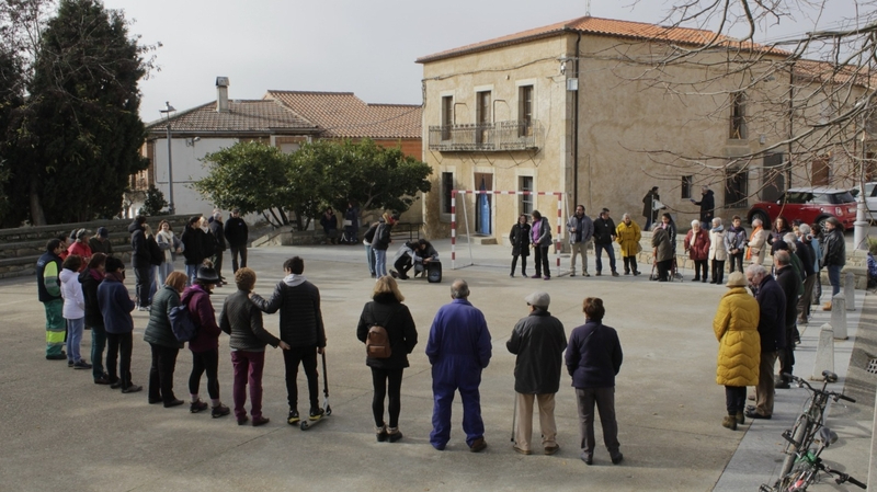 Escuelas Campesinas reparte mariposas contra la violencia de género