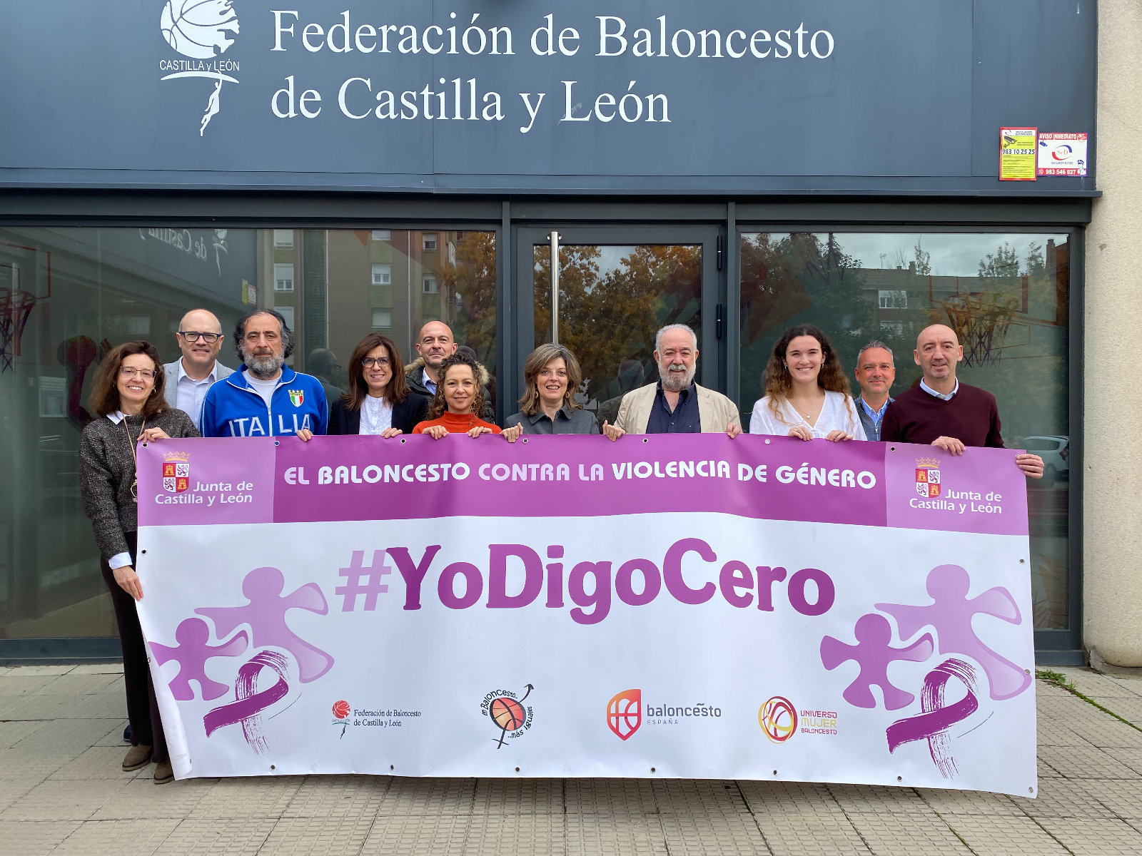 La Federación de Castilla y León de Baloncesto presenta la campaña #YoDigoCero contra la Violencia de Género