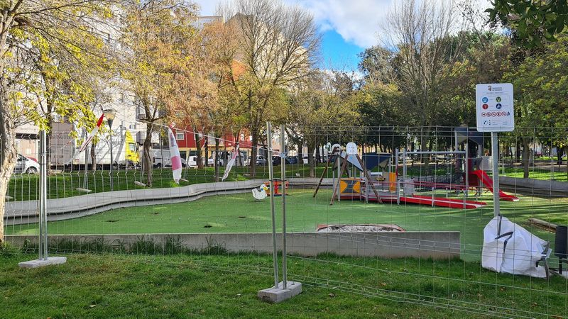 El parque de Salamanca que amplía su zona de juegos infantiles  