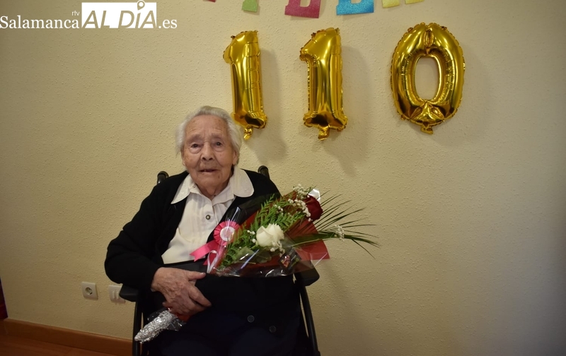 Isabel Vicente, la abuela de Salamanca, cumple 110 años en plenas facultades
