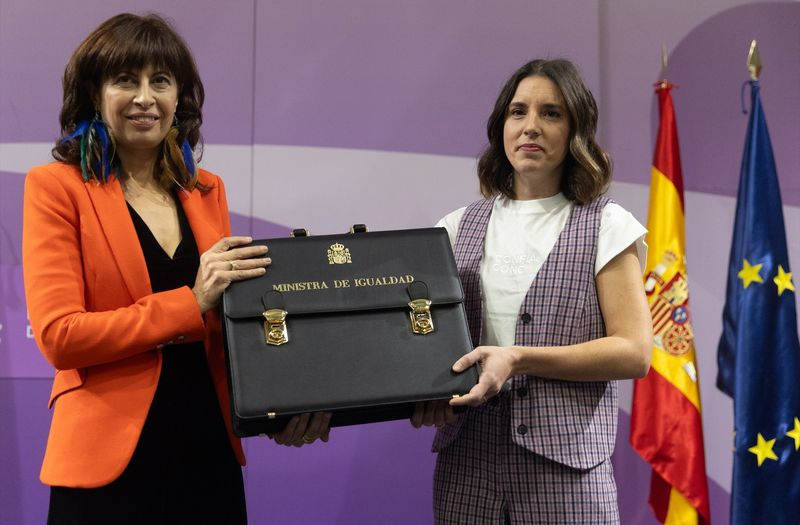 Las duras críticas de Irene Montero a Pedro Sánchez en pleno acto oficial