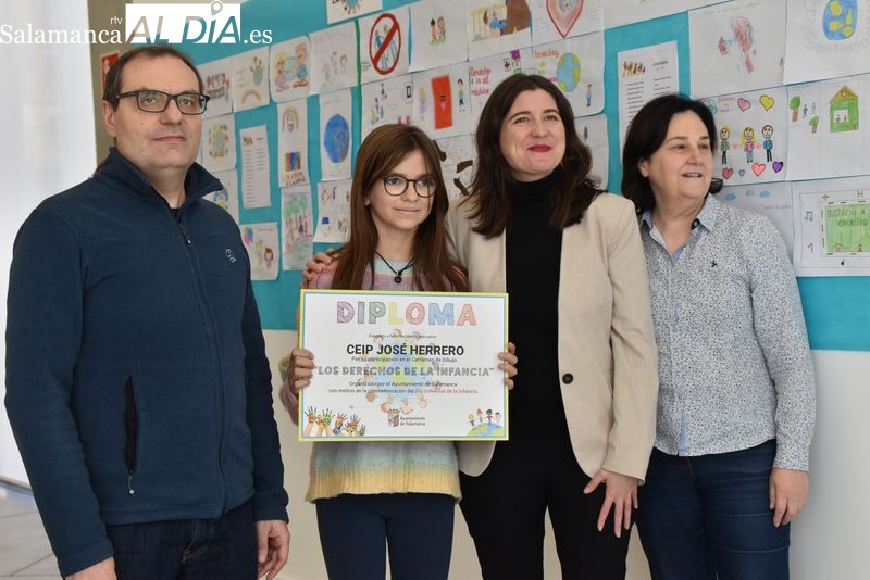 Escolares salmantinos reivindican con sus dibujos ‘Los derechos de la infancia’