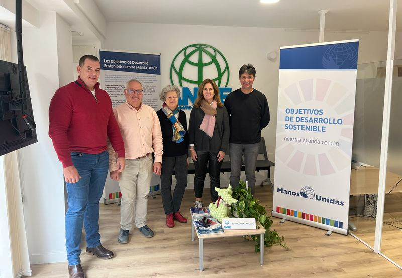 Objetivos del Desarrollo Sostenible, nuestra agenda común, exposición de Manos Unidas en ANPE Salamanca