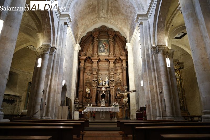 La iglesia más céntrica de Salamanca recupera su esplendor 