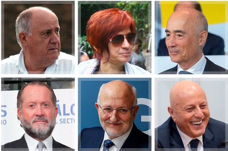 Amancio Ortega y su hija Sandra (Inditex) encabezan la lista de los más ricos de España