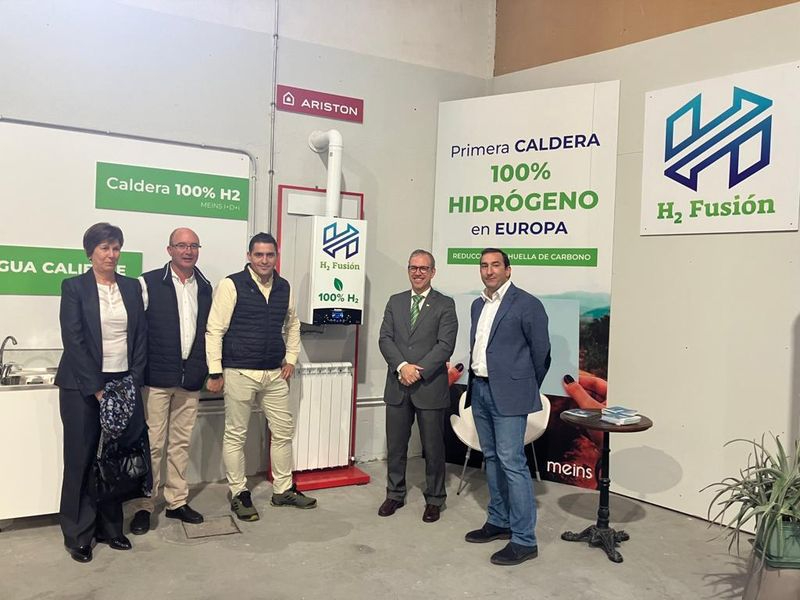 La primera caldera de hidrógeno homologada de Europa se presenta en Salamanca