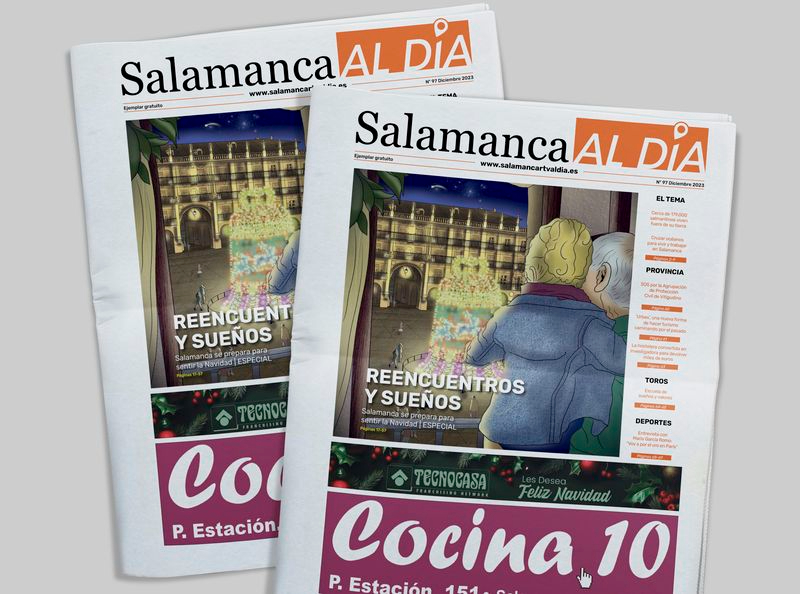El número de diciembre de SALAMANCA AL DÍA sale a la calle este viernes con la Navidad como protagonista 