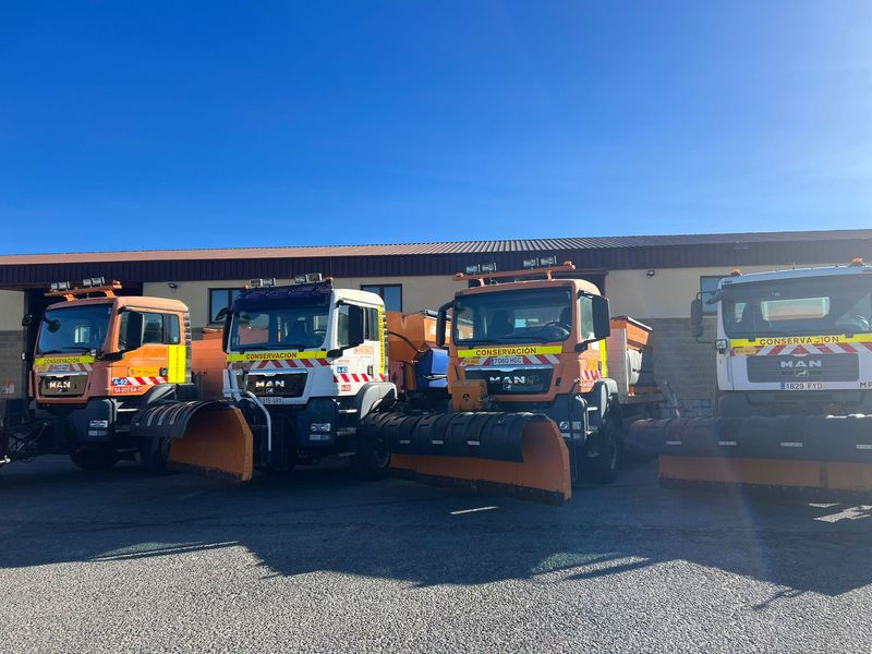 Así se prepara Salamanca para las nevadas y las posibles placas de hielo
