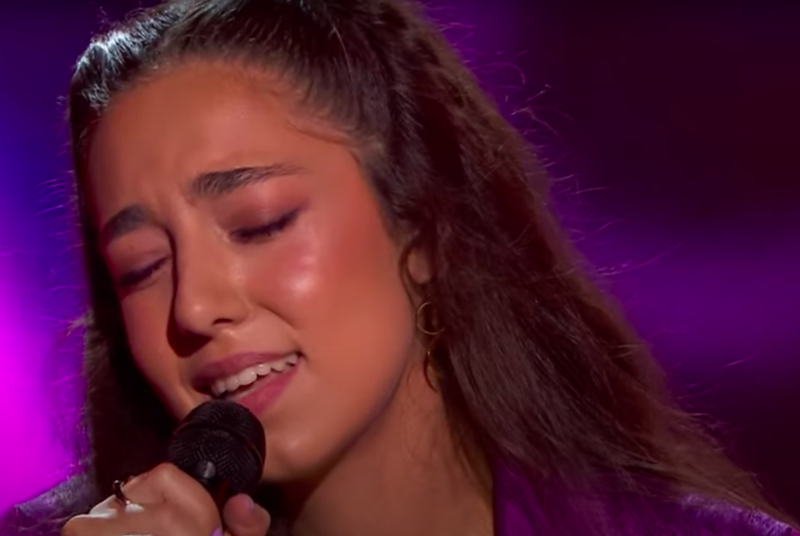 La salmantina Nereida Sanchón emociona a Antonio Orozco con su última actuación