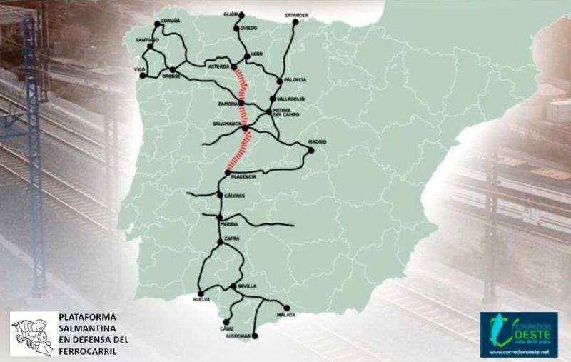 Podemos se suma a la concentración de este sábado por la reapertura del tren Ruta de la Plata