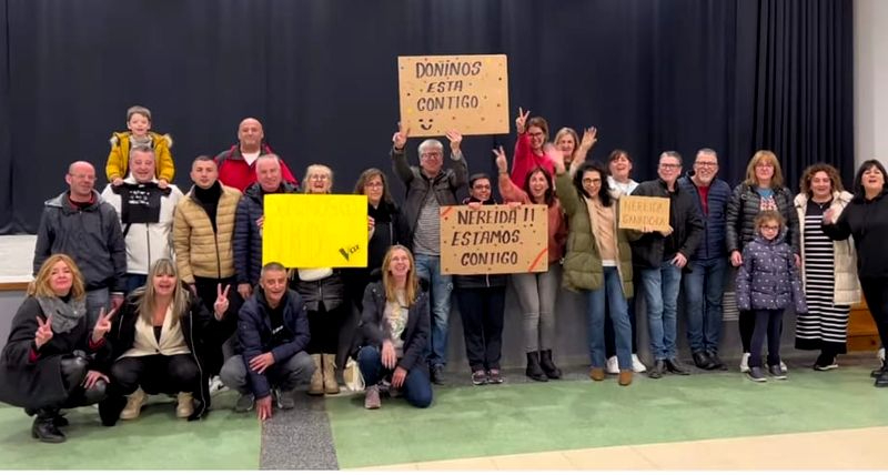 Doñinos de Salamanca se vuelca con la concursante salmantina de La Voz