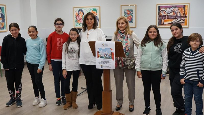 Los niños del CAI y el colectivo de mayores de Santa Marta celebran el Día Internacional de las Ciudades Educadoras 