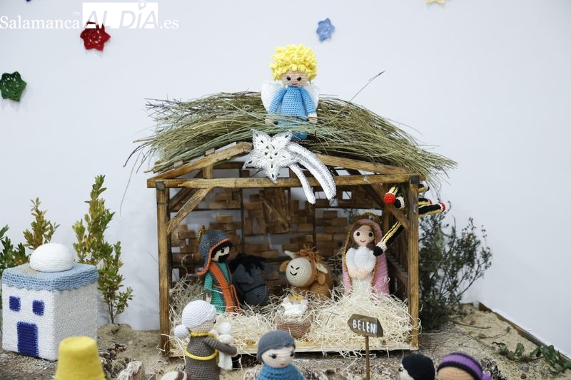 El original Belén tejido a ganchillo de Salamanca