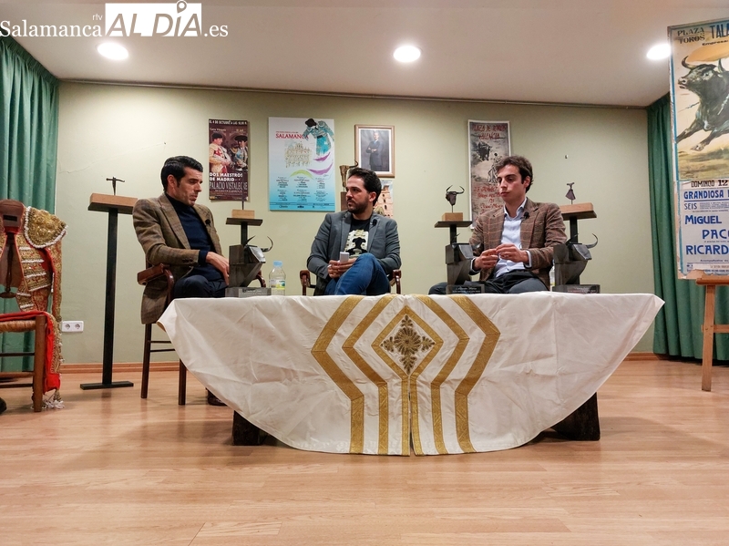 Interesante coloquio taurino con Emilio de Justo y Alejandro Marcos