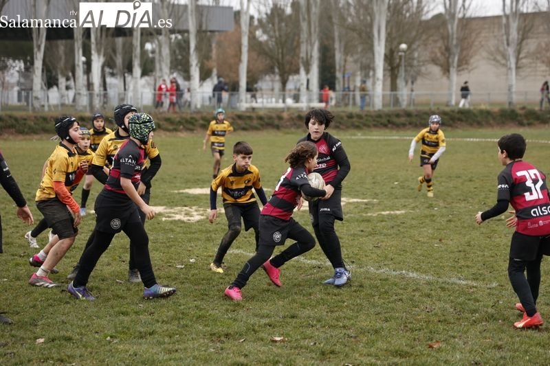 La Aldehuela se convierte en una auténtica fiesta con más de 1.000 niños disfrutando del rugby