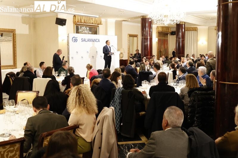 Mañueco, en la comida de Navidad del PP de Salamanca: No nos van a callar