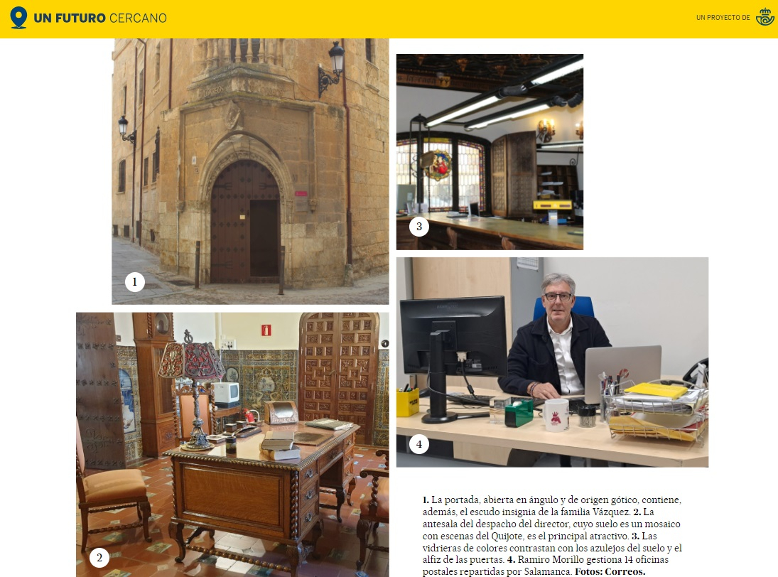 La Oficina mirobrigense de Correos, entre las 4 más singulares de las 2.389 de la compañía