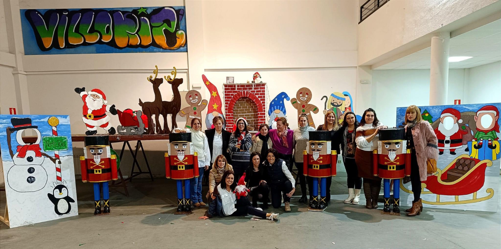 Villoria pone el broche con rotundo éxito el I Mercado solidario navideño con más de 4.300 euros recaudados