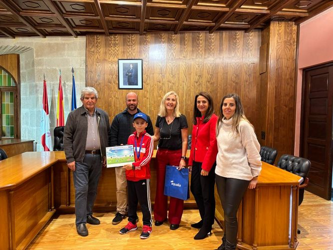 Martín Oreja de los Dolores gana el concurso de dibujo de Aqualia en Alba de Tormes