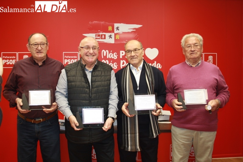 Emotivo homenaje a los exalcaldes del PSOE en la comarca: Vuestra entrega y dedicación es inolvidable e impagable 