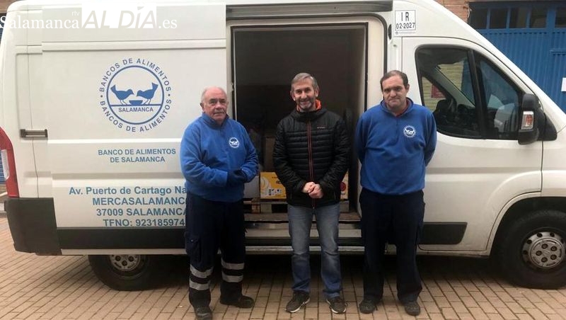 El Banco de Alimentos de Salamanca recibe 545 kilos de productos recogidos en El Abadengo
