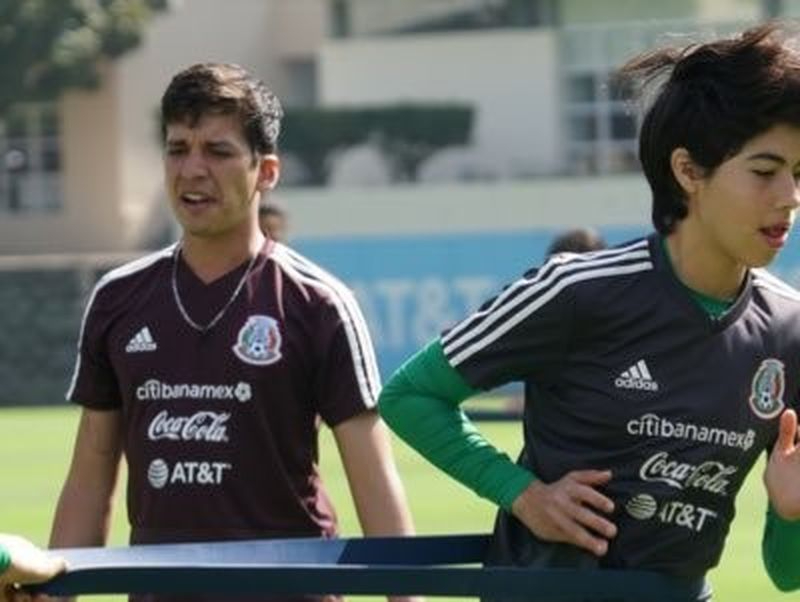 Noe Plascencia, preparador físico en la selección de México, de visita por el Salamanca UDS en su regreso a España