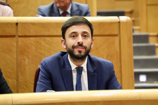 El concejal y Senador peñarandino Fran Díaz, nuevo portavoz de Universidades del Grupo Socialista en el Senado