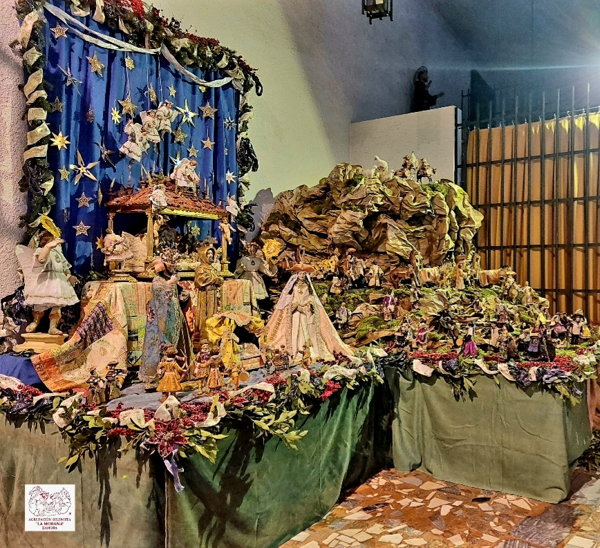 Espectacular nacimiento barroco en las Franciscas Descalzas 