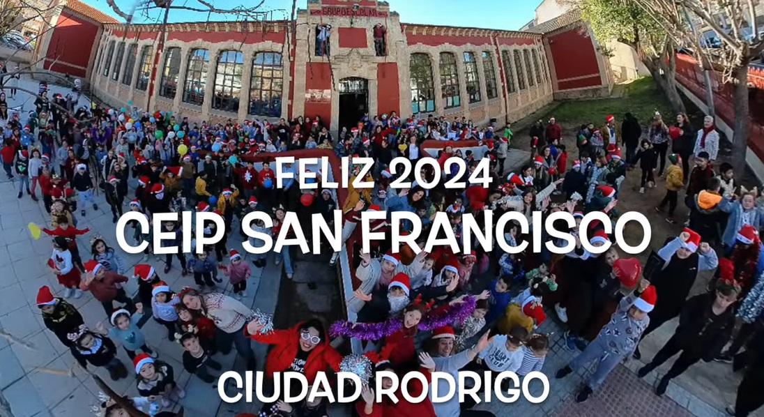 El Colegio San Francisco lanza su felicitación, con la cual participan en un concurso de Maldita Nerea