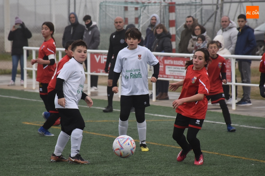 Festín goleador del Alevín B del Ciudad Rodrigo para cerrar un 2023 inmaculado como locales