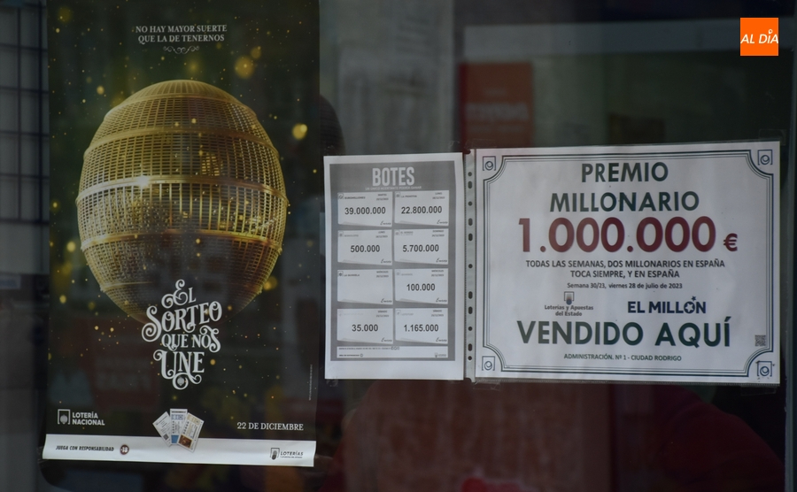 Ciudad Rodrigo espera redondear su afortunado 2023 en un Sorteo con más ventas que otros años