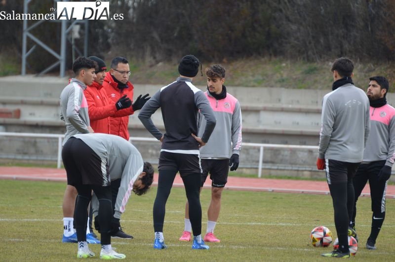 Durán, Fassani y Álvarito se ausentan del entrenamiento del Salamanca UDS y Miguel García abandona el club