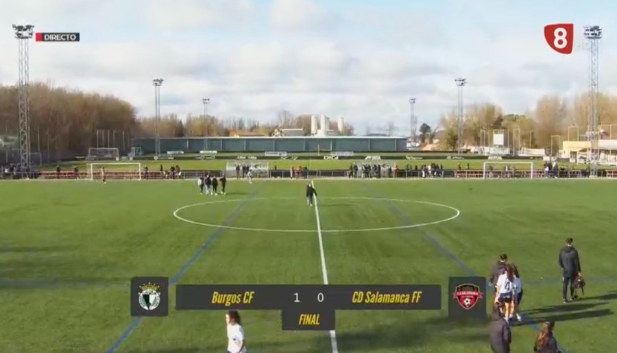 Derrota del Salamanca FF en Burgos (1-0)