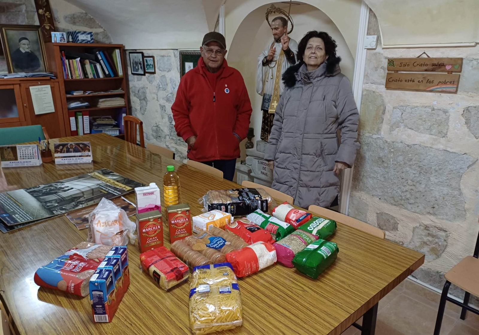 Dios le Guarde entrega alimentos a las Conferencias de San Vicente de Paúl