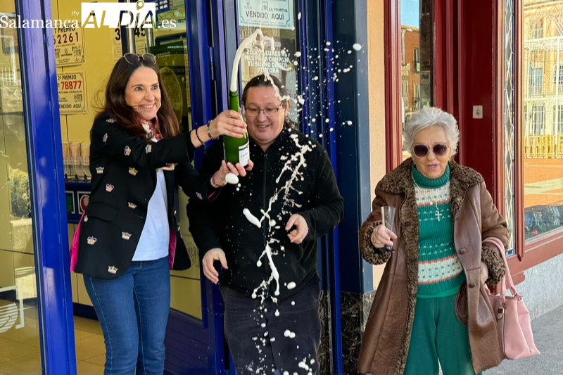 El gordo deja 400.000 euros en Peñaranda