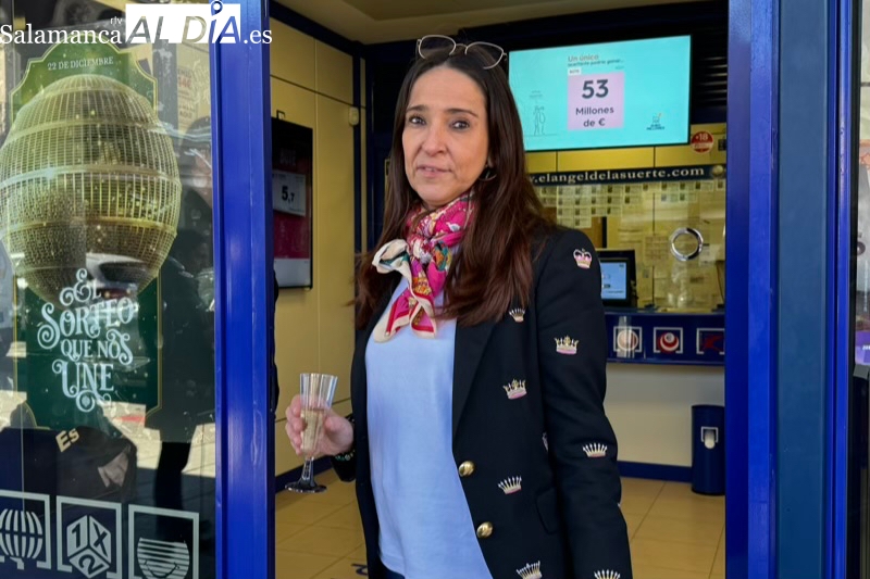 El inolvidable 22 de diciembre para Carmen Santiago: Estoy tan emocionada y feliz que no me lo creo aún 