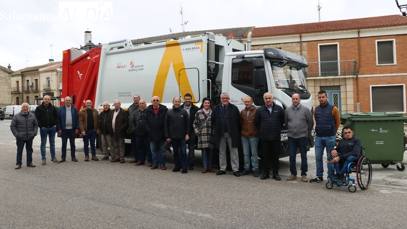 La Mancomunidad Centro Duero dispone ya de un nuevo camión de recogida de basura y nuevos contenedores