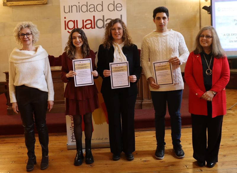 Premios de la Unidad de Igualdad para tres estudiantes de la USAL