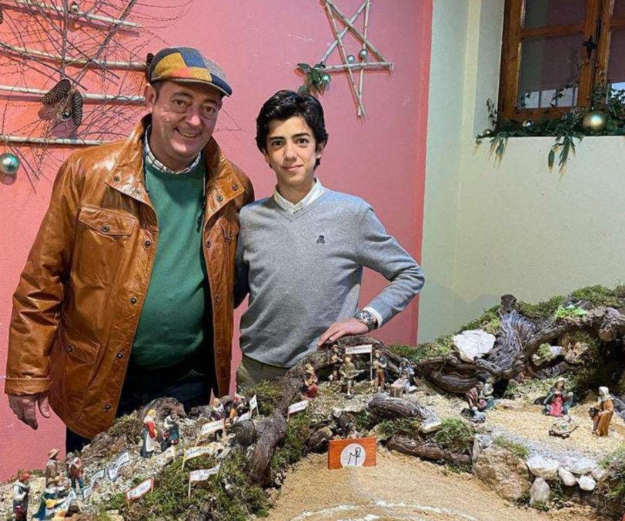 Marco Pérez, protagonista del belén de San Esteban de la Sierra