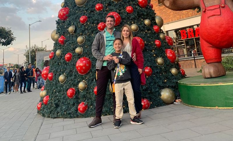 De Salamanca a Bogotá para celebrar las Navidades en familia