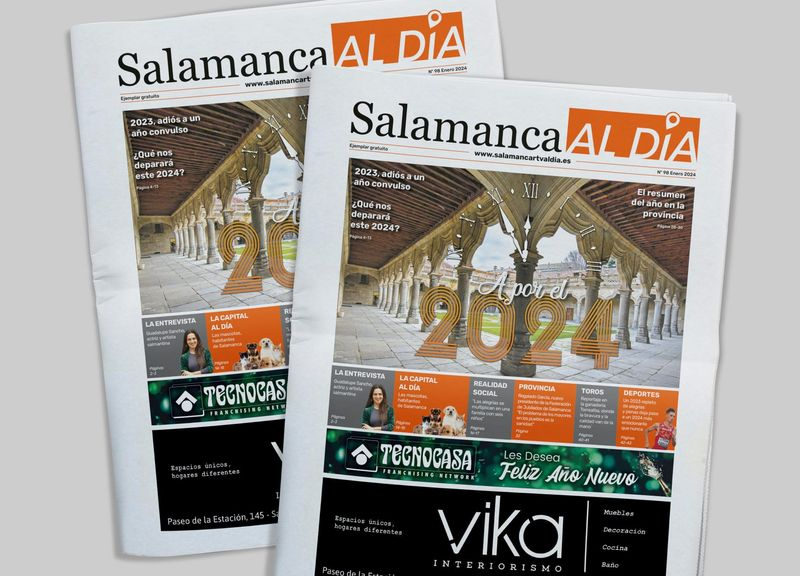 El número de enero del periódico de papel SALAMANCA AL DÍA sale a la calle este viernes