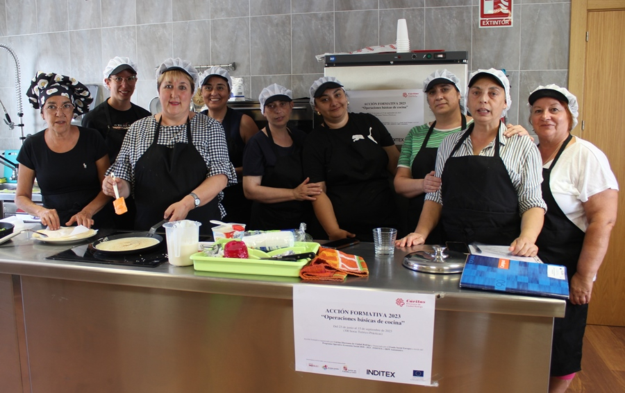 El martes se abrirá la inscripción para una nueva acción formativa de cocina de Cáritas