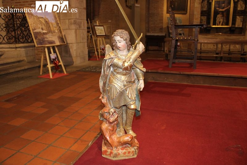 La imagen de San Miguel comienza su periodo de restauración 