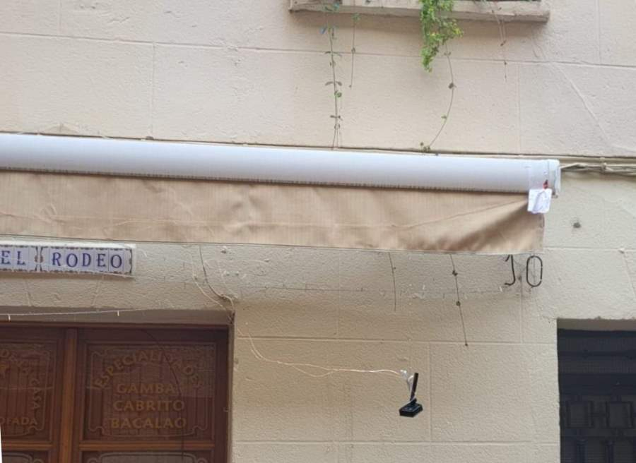 Roban parte de la decoración navideña de la calle Gigantes