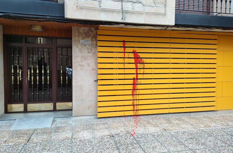 Nuevo ataque a la sede del PSOE en Salamanca